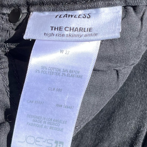 Joe’s flawless The Charlie Haywood high rise skinny ankle Jean size 27 - Picture 5 of 17